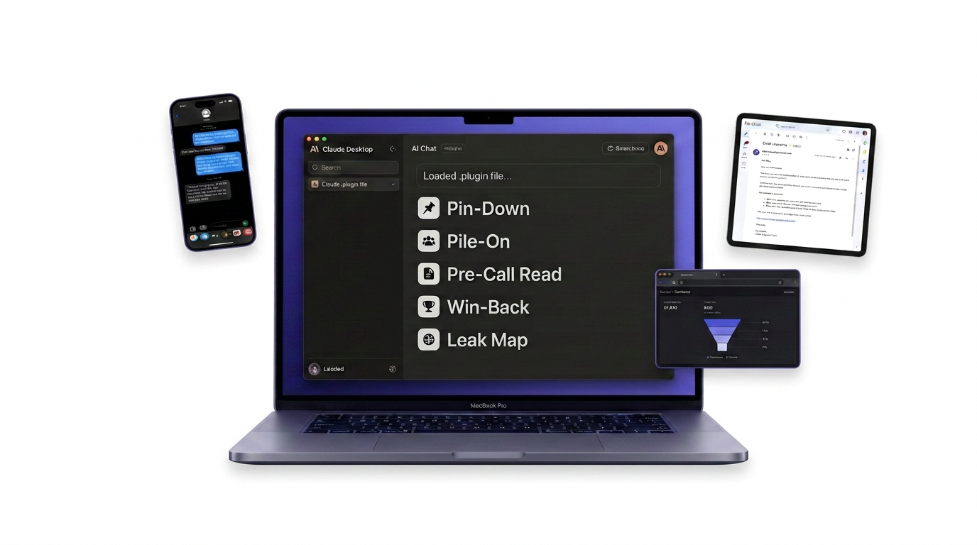 Showtime skills running across laptop, phone, and tablet